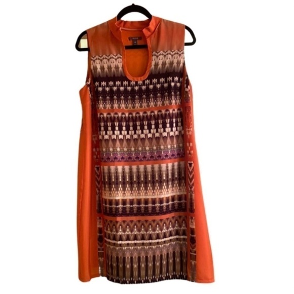 Muse Mirrored Print Dress - Picture 1 of 7